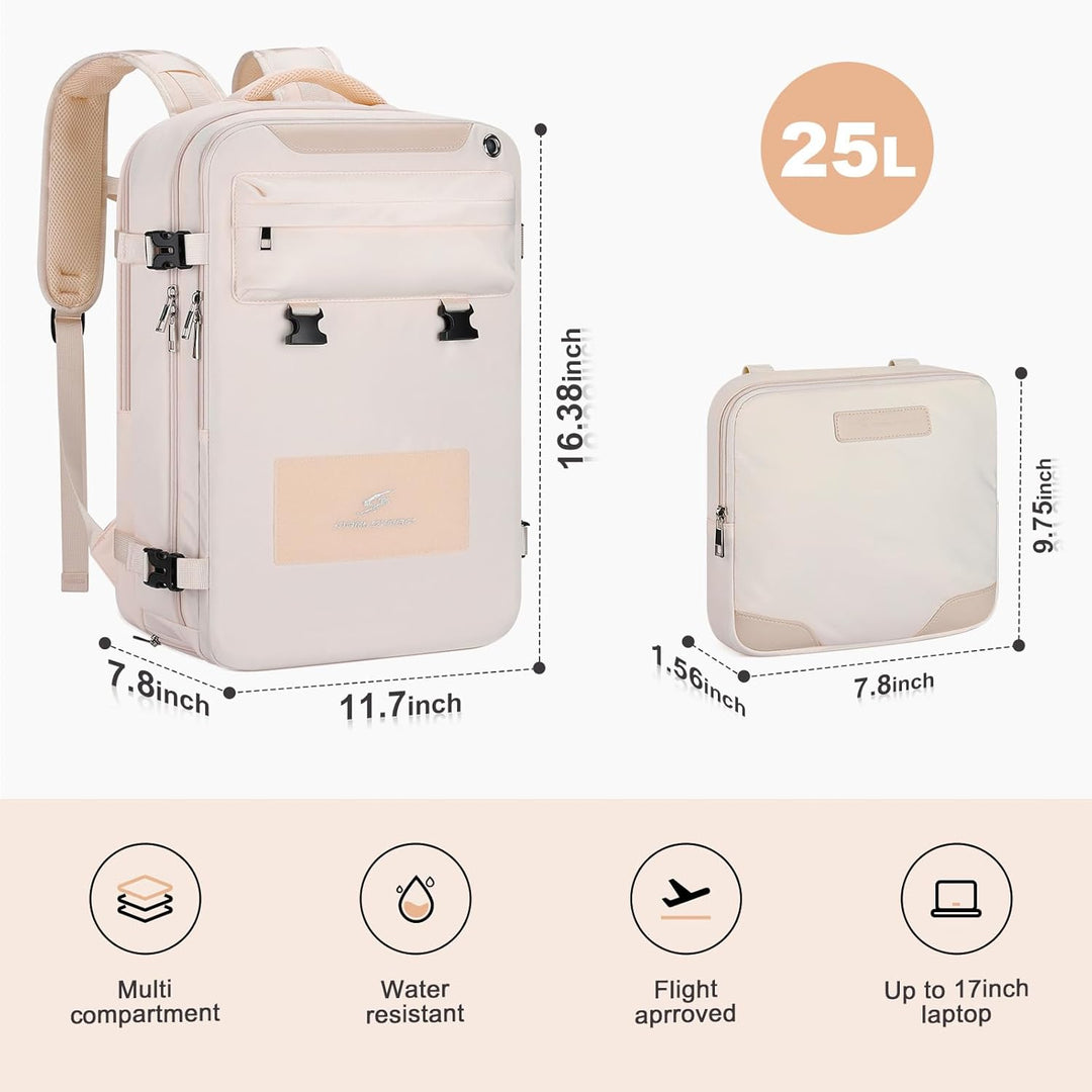 Maelstrom Mochila de viaje para mujeres y hombres, mochila para por...