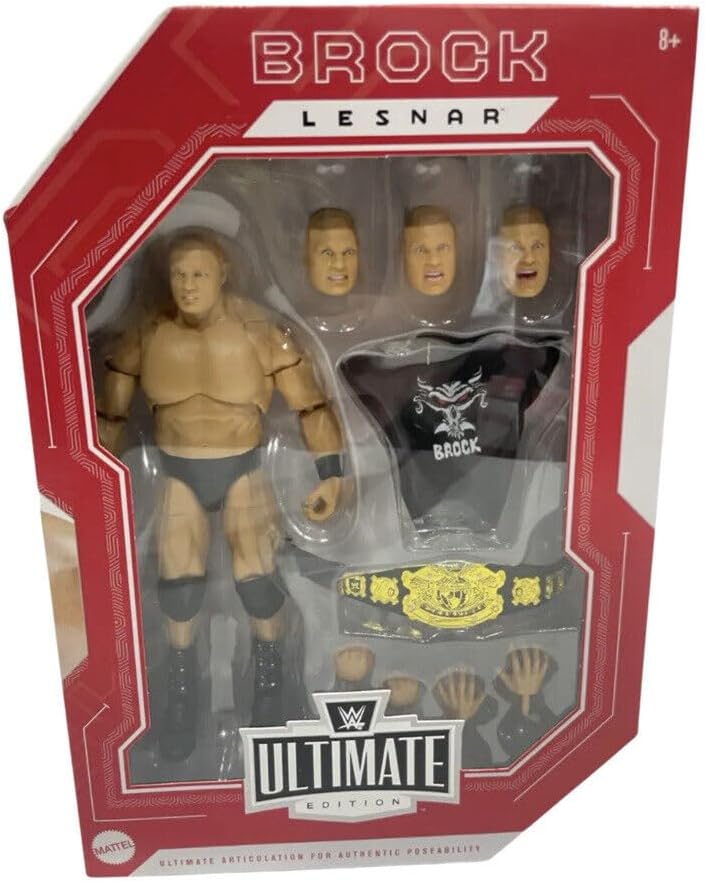 WWE Brock Lesnar Mattel Ultimate Edition Lo mejor de la agresión de...