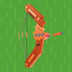 Nerf Minecraft Arco Lanzador de Dardos, Cebado con Cuerda de Retroceso, 8 Dardos N1 Compatible Solo con Lanzadores de Dardos N1, Edades 8+