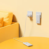 Brand Q - Cargador portátil de 10000 mAh con cables integrados y en...