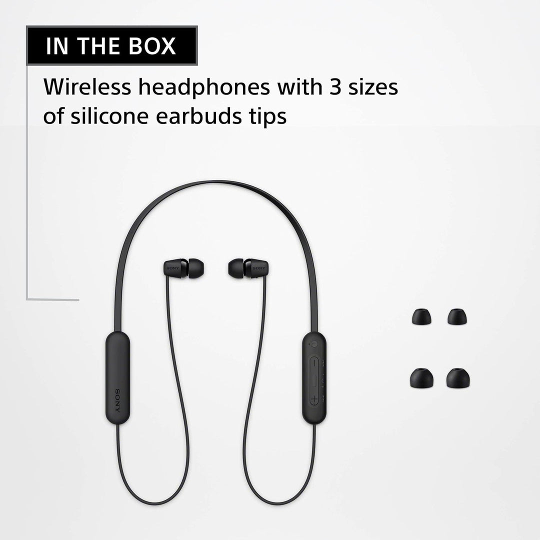 Sony WI-C100 - Auriculares inalámbricos Bluetooth con micrófono int...
