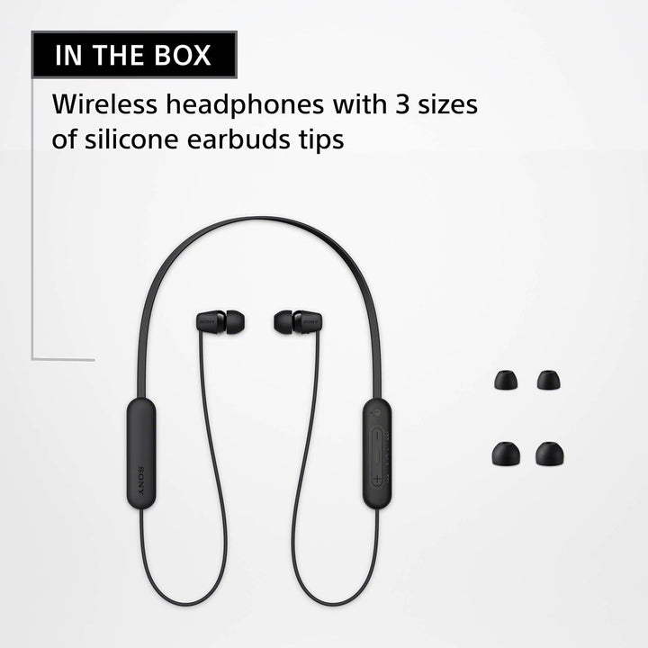 Sony WI-C100 - Auriculares inalámbricos Bluetooth con micrófono int...