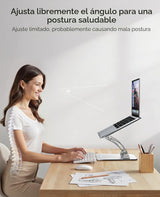 Nulaxy Soporte para portátil totalmente ajustable para escritorio,...