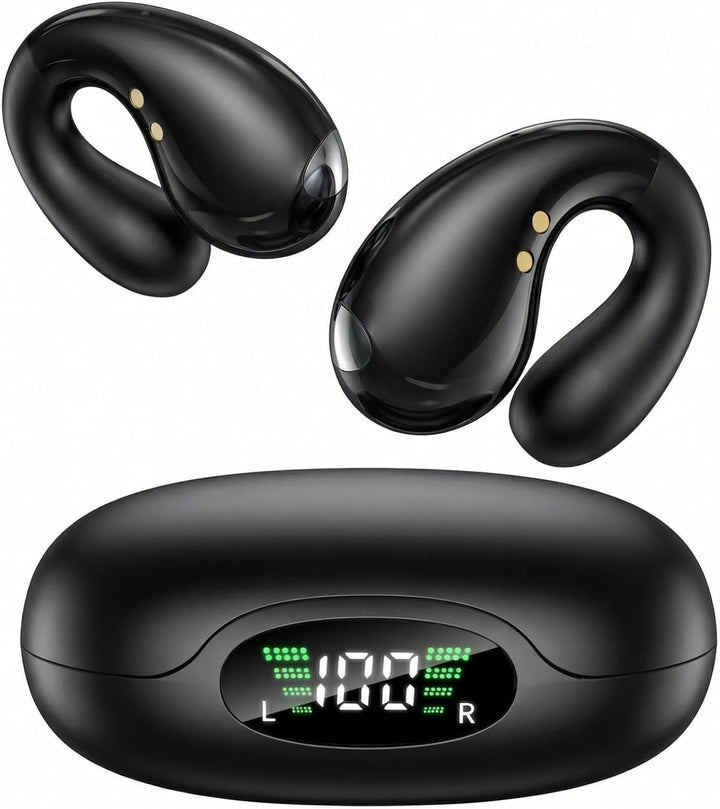 Boytond Auriculares ultra abiertos: cómodos auriculares de conducci...