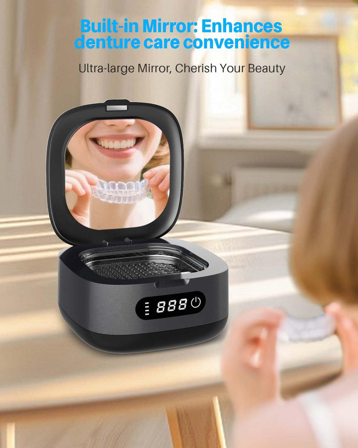 Limpiador ultrasónico recargable de retenedor, máquina limpiadora d...