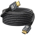 Cable HDMI 8K 10K 4K 2.1 48Gbps de nailon trenzado, 20 pies (20 ft)