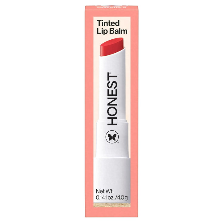 Honest Beauty Bálsamo Labial Vegano Hidratante con Color, Extractos...
