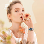 OLEVS Reloj de Lujo para Mujeres, Modo Pequeño de Muñeca, Acero Inoxidable, Reloj para Damas, Calendario