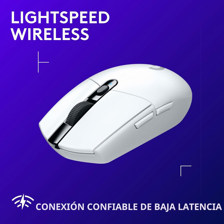 Logitech G 305 Lightspeed - Mouse inalámbrico para juegos, sensor d...