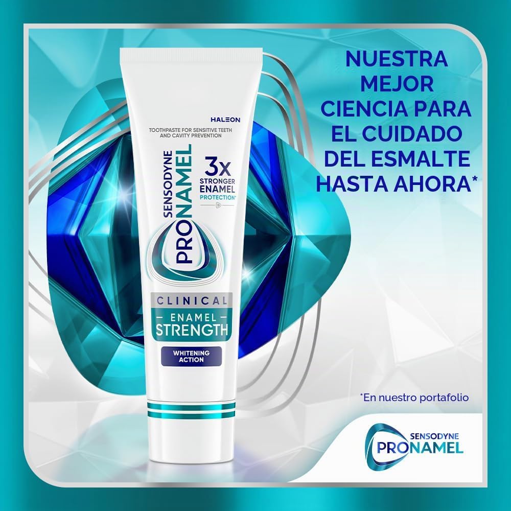Pasta dental Sensodyne Pronamel para fortalecimiento clínico del es...