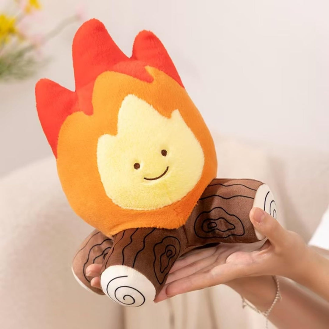 HOKESS Bonita almohada de felpa de fogata 10 pulgadas con