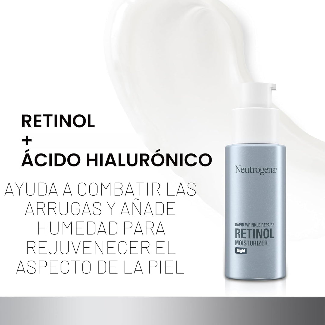 Neutrogena - Crema hidratante de noche Rapid Wrinkle Repair Retinol...