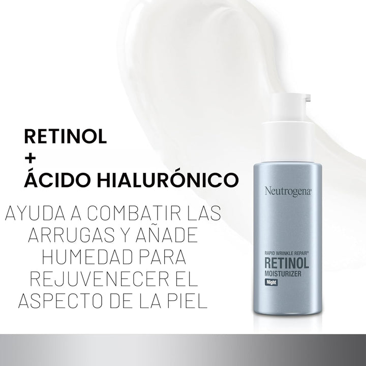 Neutrogena - Crema hidratante de noche Rapid Wrinkle Repair Retinol...