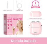 Brightup - Depilación facial para mujeres, afeitadora eléctrica sin...