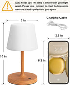 Lámpara Kakanuo - Lámpara de ducha IP54, impermeable, pequeña lámpara de mesa