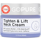 goPure Crema para apretar y levantar el cuello, clínicamente probada