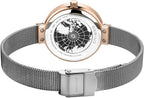 Reloj Bering para mujer con movimiento solar - Colección Solar con acero inoxidable y cristal de zafiro 14631-XXX Pulseras de reloj