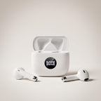 Auriculares inalámbricos Bluetooth 5.4, Auriculares con pantalla LED de energía estéreo 6D, Auriculares Bluetooth intrauriculares con micrófono de cancelación de ruido, Reproducción de 40H, estuche