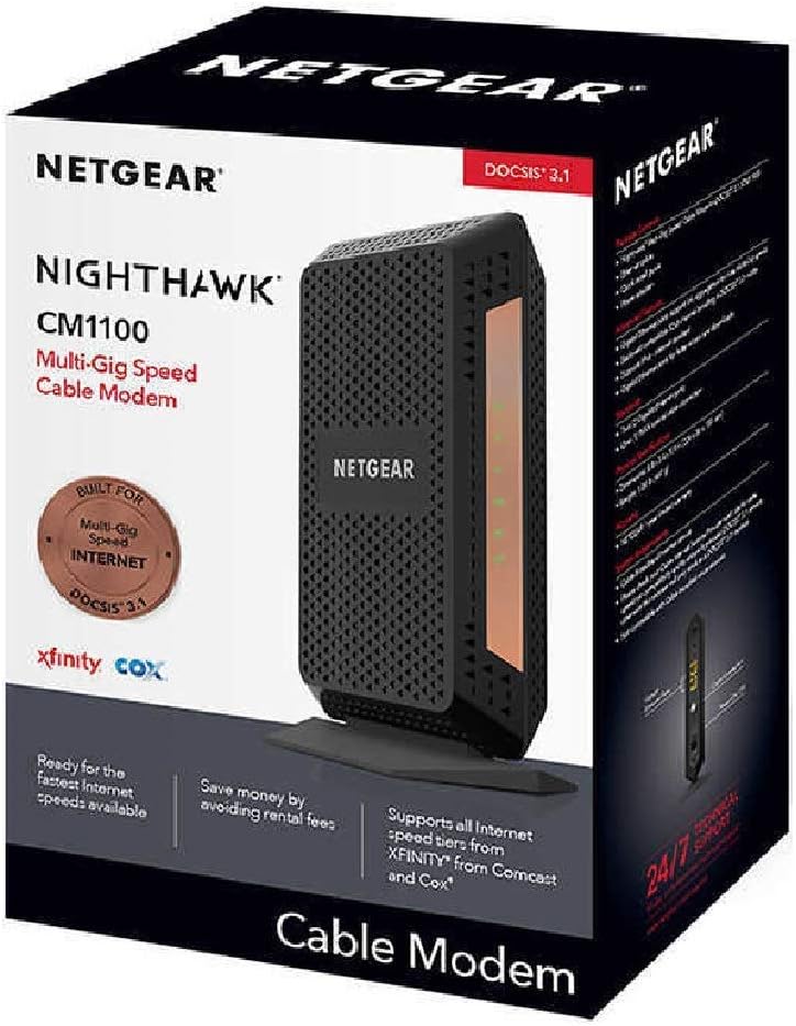 Netgear Nighthawk CM1100 DOCSIS 31 Cable módem
