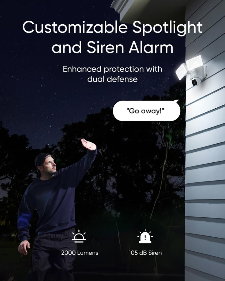 Cámara Reflector Eufy Security E30, Cámara de Seguridad para Exteri...