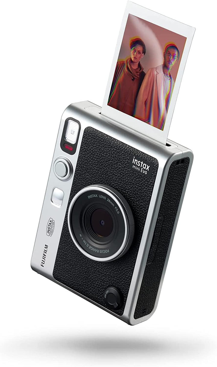 FUJIFILM INSTAX MINI EVO - Cámara instantánea híbrida + película Fu...
