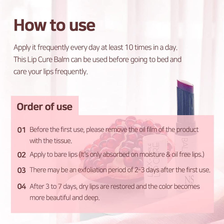 Lux Triple Lip CURE Glossy Balm HERA (rosa rojo) (0.17 onzas) 4 mil...
