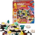 Ravensburger GraviTrax Junior Starter Set L Dino 24586 - Carrera de mármol extensible para niños, hecha de materiales respetuosos con el medio ambiente con mundos temáticos, juguete educativo y de