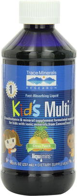 Trace Minerals Suplemento multivitamínico líquido múltiple para niñ...