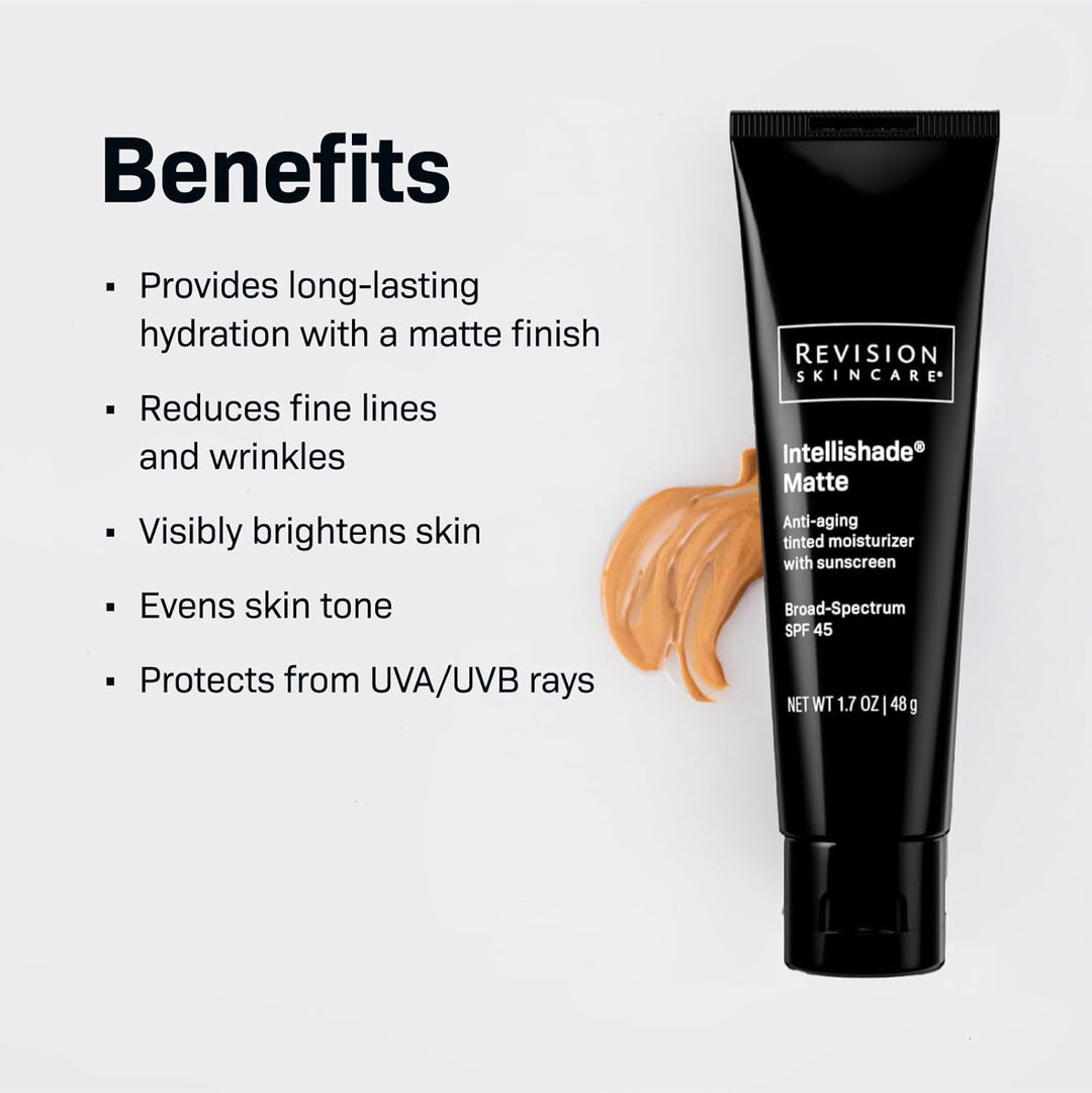 Revision Skincare Intellishade Mate 5 en 1 crema hidratante teñida...