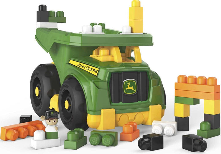 MegaBloks John Deere Dump camión verde