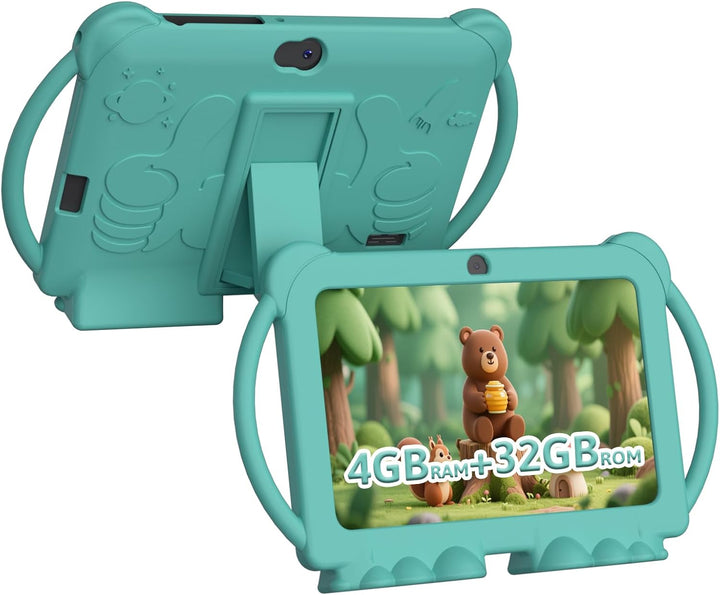 HOTTABLET Tableta para niños de 7 pulgadas, Android 12, 4 GB de RAM...