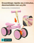 Gotrax Bicicleta de equilibrio para bebé, ruedas silenciosas de 7 pulgadas