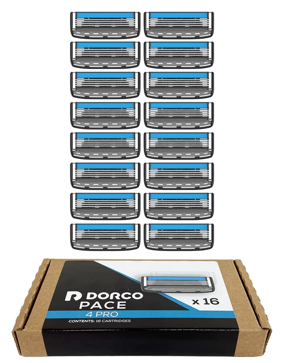 Paquete de cuatro cuchillas de afeitar, de Dorco Pace, No Model, 16