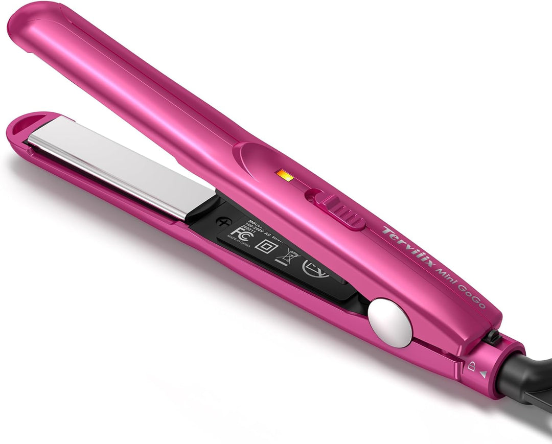 Terviiix Mini plancha plana para flequillo con bordes de pelo corto...