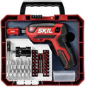 SKIL Destornillador inalámbrico recargable de 4 V con juego de 42 puntas, cargador USB y estuche de transporte - SD5618-03