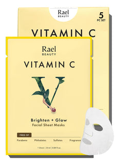 Rael Mascarillas con vitamina C \u2013 Ilumina + brilla con extract...