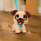 FurReal Poop-a-Lots Pug - Cachorro interactivo de peluche con correa