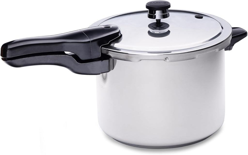 Olla a presión Presto, de acero inoxidable, Plateado