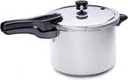 Olla a presión Presto, de acero inoxidable, Plateado