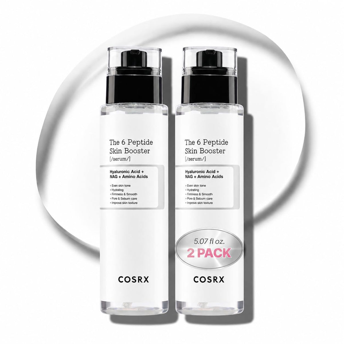 COSRX 6X Suero tónico potenciador de piel de colágeno péptido, paqu...