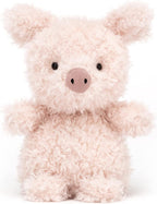 Jellycat Pequeño cerdo de peluche, 7 pulgadas, juguete de peluche