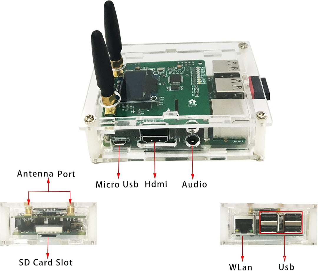 Actualizado Duplex DMR Hotspot WLAN Puerto Ethernet