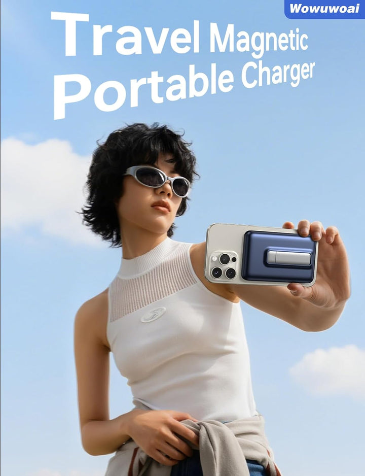 Cargador portátil Magsafe, banco de energía inalámbrico de 10000 mA...
