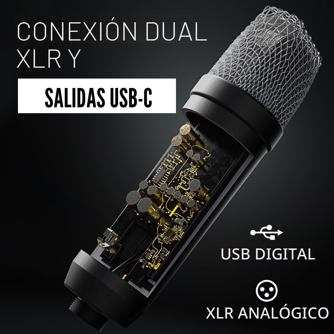 RØDE NT1 Micrófono condensador de estudio de diafragma grande de 5ª...