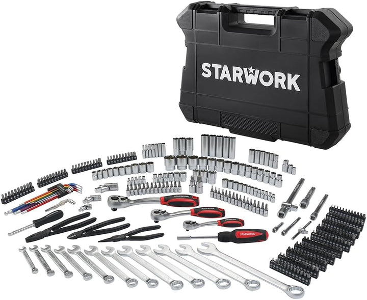 STARWORK TRUE MECHANIC™ Juego de herramientas mecánicas de 314 piez...