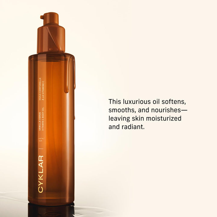 CYKLAR Aceite corporal con vitamina C para mujeres y hombres. Suero...
