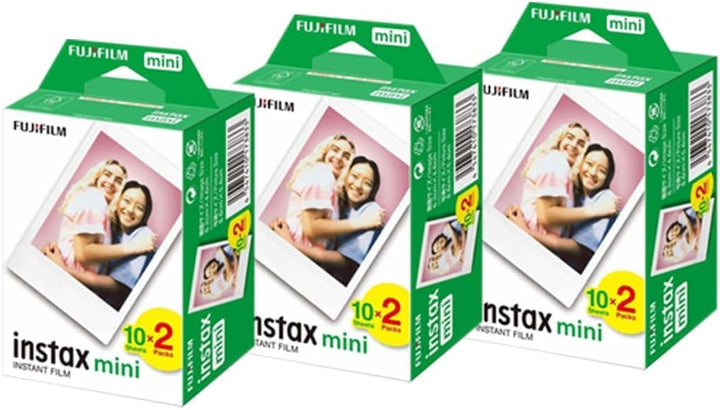 Película instantánea Fujifilm Instax Mini (3 paquetes de 2 unidades...