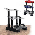 Soporte de exhibición de modelos de automóvil de 3 niveles, vitrina en ángulo para modelos de fundición a presión a escala 1/24, organizador de mesa para 3 modelos, regalo ideal para