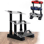 Soporte de exhibición de modelos de automóvil de 3 niveles, vitrina en ángulo para modelos de fundición a presión a escala 1/24, organizador de mesa para 3 modelos, regalo ideal para