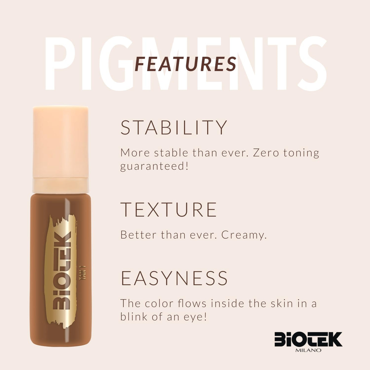 Pigmento para la piel para maquillaje permanente - Hecho en Italia...